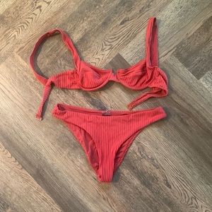 Pull & Bear swimsuit. Bottoms are medium and the top is small